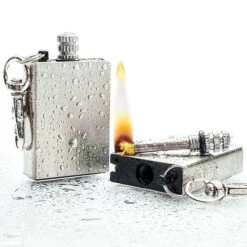 BudK Waterproof Permanent Match Survival Lighter