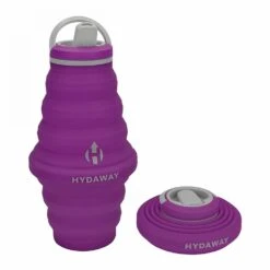 Hydaway Collapsible Water Bottle -Survival Gear Hub hydaway collapsible water bottle 25oz plum 5 1080x