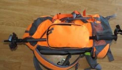 Tubbs 3-Part Snowshoe Poles -Survival Gear Hub poles on pack